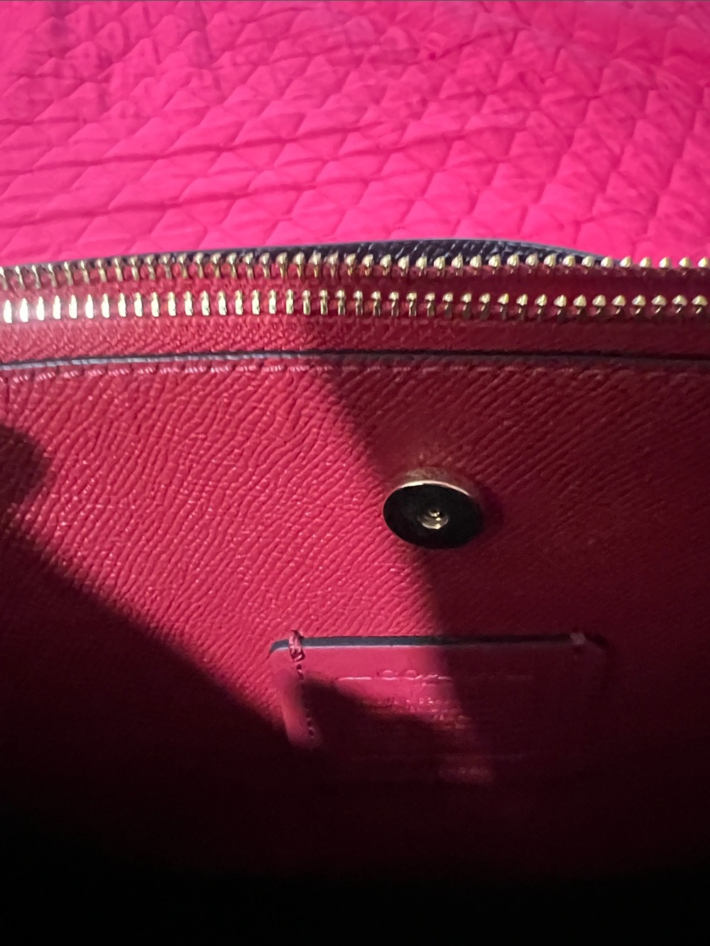 Coach Brown Signature Canvas Crossbody Tote with Gold Hardware - Picture 6 of 14